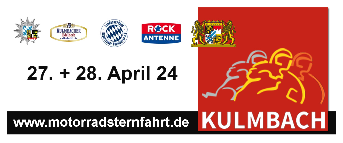 You are currently viewing Motorrad Sternfahrt Kulmbach – 27.-28. April